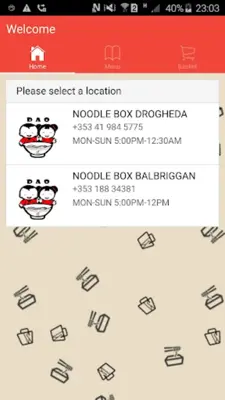 Noodle Box android App screenshot 0